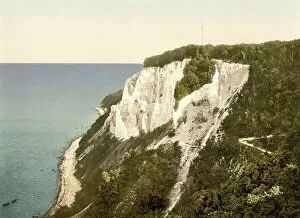 Coastal Collection: The small Stubbenkammer chalk cliffs on the island of Ruegen, Mecklenburg-Western Pomerania