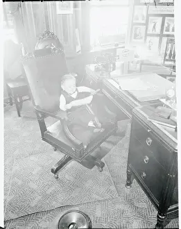 Smallest Man Reading a Telegram