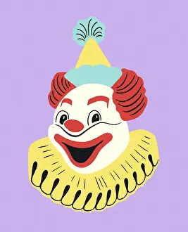 Facial Ex Prints: Smiling Clown