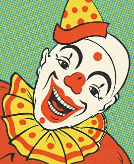 Facial Exp Prints: Smiling Clown