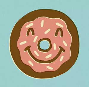 Unhealthy Eating Gallery: Smiling Doughnut