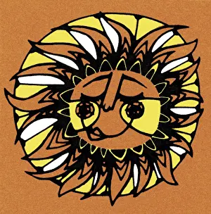 Global Warming Prints: Smiling Face in Sun
