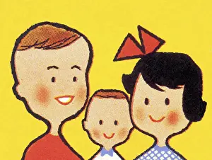 Faci Prints: Smiling Family