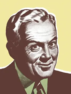 Illustrat Prints: Smiling Man