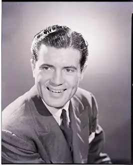 Sculpture Bust Prints: Smiling Man in Suit and Tie