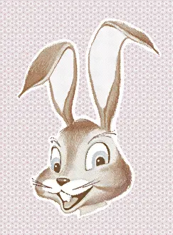 Pop A Prints: Smiling Rabbit