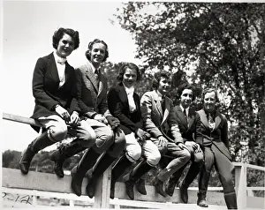 Smith College Students at Horse Show