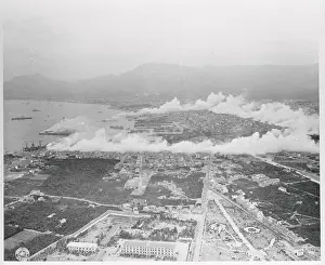 Palermo Prints: Smoke Clouds Being Dropped