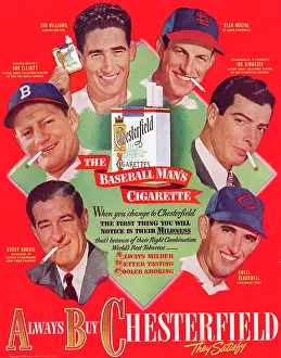 Stan Musial Prints: Smoking Ball Players