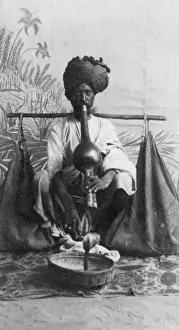 Occupations Street Prints: Snake Charmer