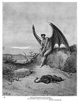 Images Dated 31st August 2016: Snake and Evil 1885