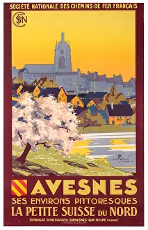 Gado Posters Prints: SNCF Avesnes Poster