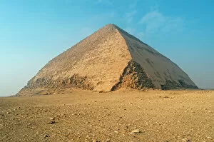 Desert Gallery: Sneferus Bent Pyramid, 2600 BC, Dahshur Necropolis, Dahshur, Egypt