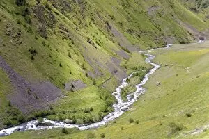 Images Dated 12th June 2014: Sno River in Sno Valley, between Sno and Jutta, near Stepantsminda, Kasbegi region, High Caucasus