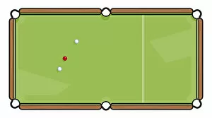 Images Dated 3rd April 2008: Snooker table
