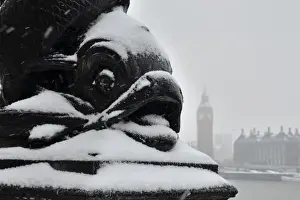 Palace Of Westminster Prints: In the Snow