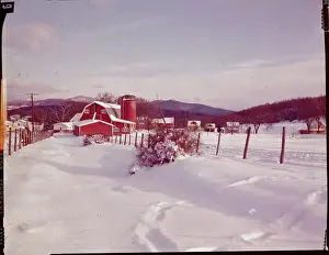 Vermont Prints: Snow Covered Farm