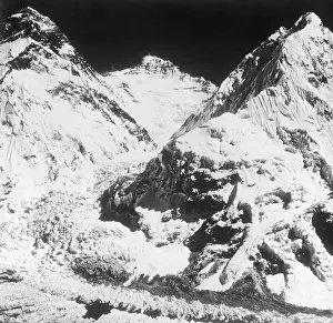 Snow Covered Mount Everest