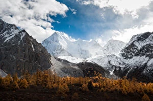 Images Dated 26th October 2010: Snow mountain in yading national park