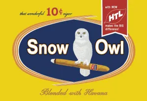 Smoking Prints: Snow Owl Cigars