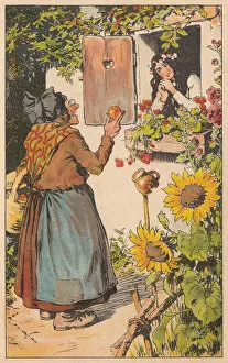Images Dated 30th October 2017: Snow white, lithograph, published c. 1895
