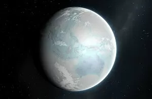 Images Dated 10th November 2018: Snowball Earth, illustration