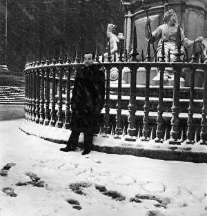 Snowy London