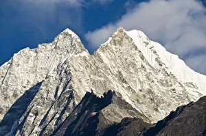 Cultural Image Gallery: Snowy mountaintops and clouds