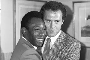 Soccer Players Pele and Franz Beckenbauer