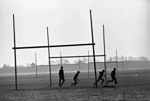 Goal Post Prints: Soccer Silhouettes