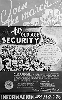 Laborer Prints: Social Security Information Poster