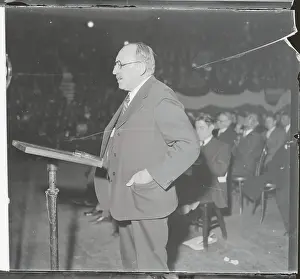 Socialist Prints: Socialist James Maurer at Podium