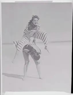 Bermuda Prints: Socialite Friends Having Fun on the Beach