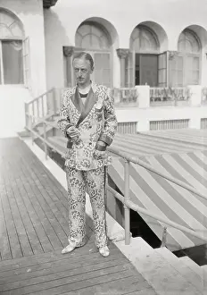 Socialite Wearing Fashionable Pajamas