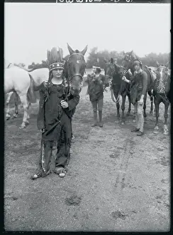 Mineola Prints: Socialite Wearing Indian Costume