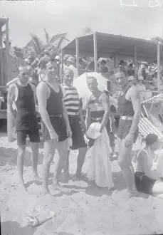 Edward F Prints: Socialites Enjoying the Sun