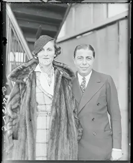 Socialites Mr. and Mrs. Adam Gimbel