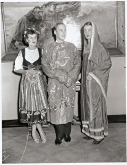 Socialites Posing at Beaux-Arts Ball
