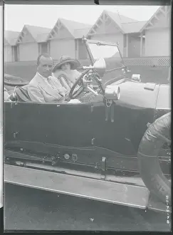 Socialites Posing in Car