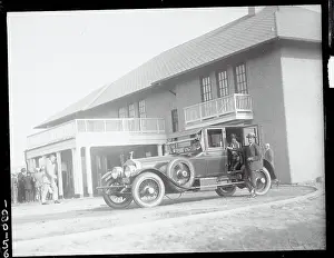Long Beach Prints: Socialites and Rolls Royce Automobile