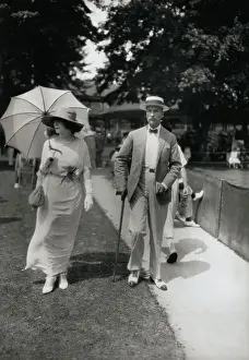 Socialite Prints: Socialites Strolling Together