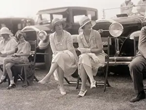 Match Prints: Socialites Watching a Polo Game