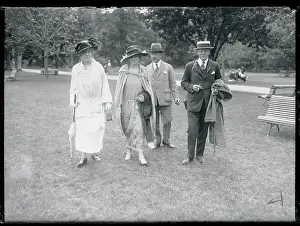 Society Couples at Belmont Race Track Opening Day