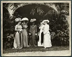 Society Ladies at Garden Party