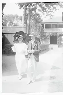 Society People Enjoying a Walk