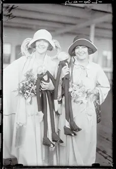 Society Women With Dolls