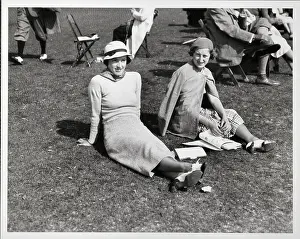 Tournament Prints: Society Women at Masters Golf Tourney