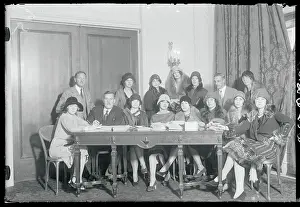 Society Women Meeting For Ball