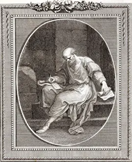 Socrates Writes Hymn;Death Sentence;Engr