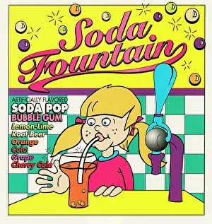 Insert Prints: Soda Fountain Bubble Gum